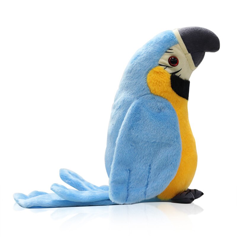 Electric Sounding Musical Talking Parrot Cute Repeat Waving Toy Parrot Baby