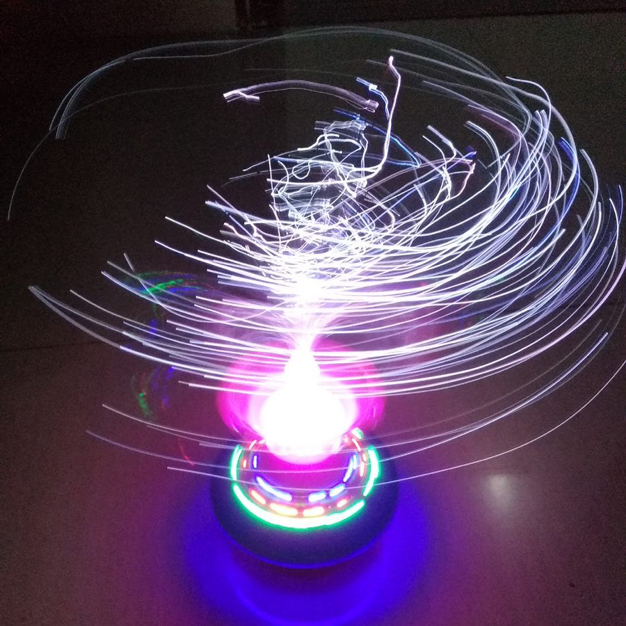 Amazing Kids Toys Gyro Automatic Rotate Electric Gyroscope Colorful Luminous Light for Evening Party