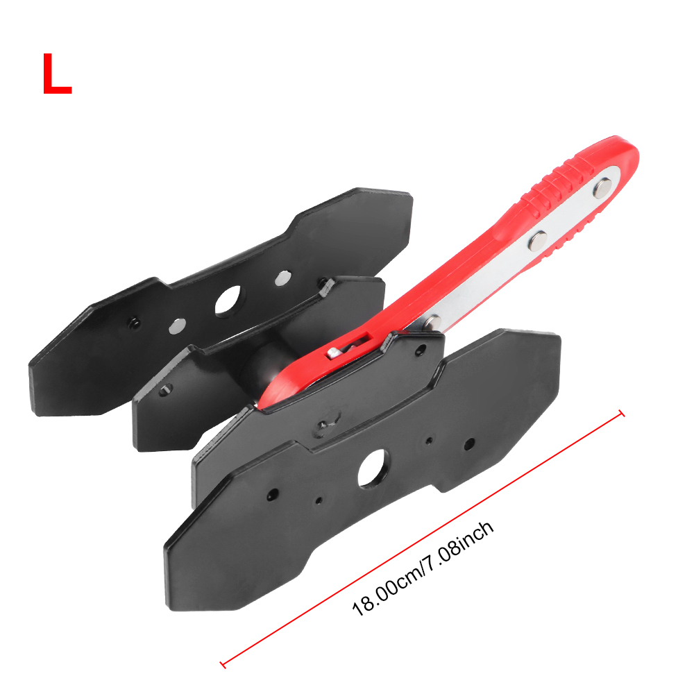 Durável e confiável conveniente ferramentas de ajuste do cilindro do freio catraca ferramentas reparo automóvel pinça freio a disco do carro universal: Prateado