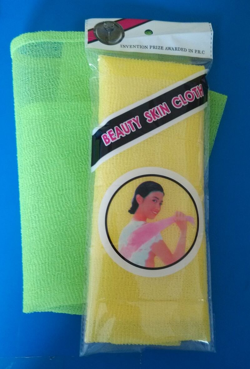 2 Stuks Schoonheid Huid Scrubben Doek Washandje Japanse Body Wash Handdoek Nylon Badhanddoek Huid Polijsten Handdoek
