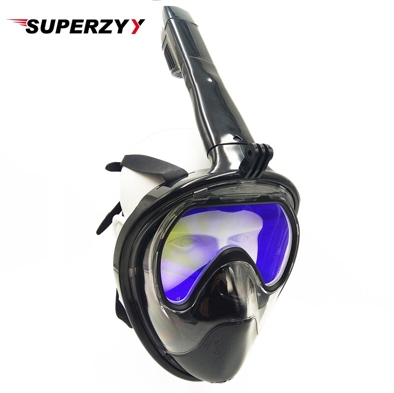 Scuba diving Mask Full Face Snorkeling Mask Underwater Anti-Fog tempered glass mask for Swimming spearfishing factory direct