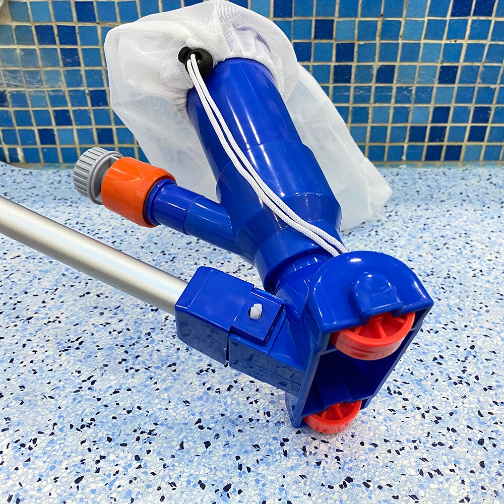 Basen głowica próżniowa basen szczotka robić czyszczenia płytek ściennych z 46w liść cedzidło szczotka robić czyszczenia netto akcesoria pływanie czyste narzędzia