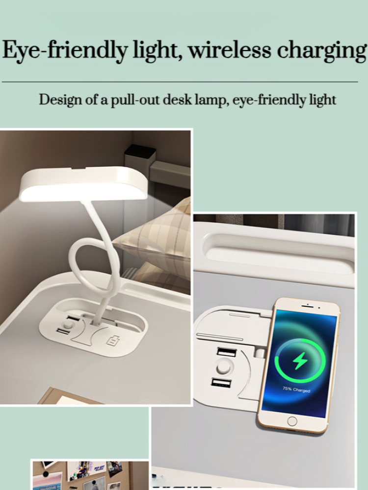 Chevet pliable ascenseur ordinateur bureau lit petite table rechargeable mise à niveau multifonctionnelle table d'étude dortoir facile ordinateur portable Des