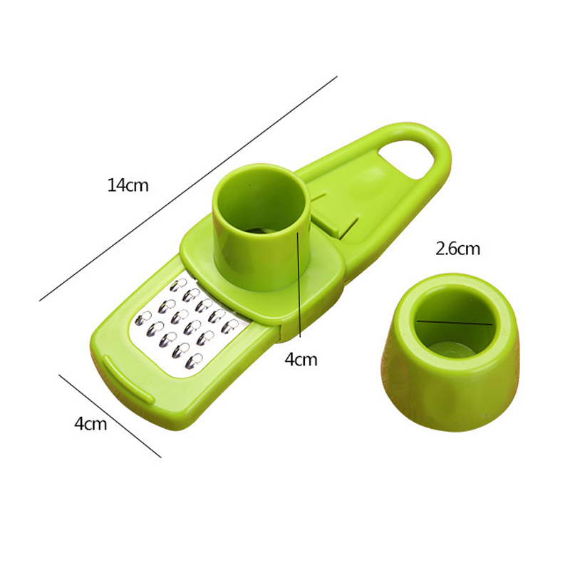 1Pc Knoblauch Presse Kunststoff Edelstahl Manuelle Knoblauch Presser Brecher Ingwer Cutter Schleifen Werkzeug Küche Kochen Werkzeuge