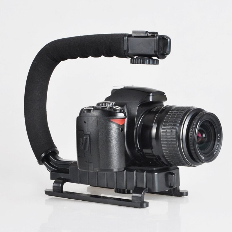 Stabilizer Holder,Photography Tripod Camera Steady Mount Hand Grip C Stabilize Holder for SLR Camera Handheld Stabilizer