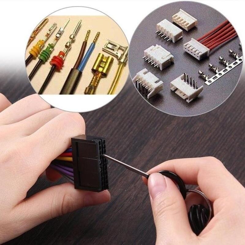 8/11/18/21/29/36/38Pcs Terminal Ejector Kit Tools Pin Draad automotive Ejector Connector Kit Terminal Ejector Kit Extractor O4I7