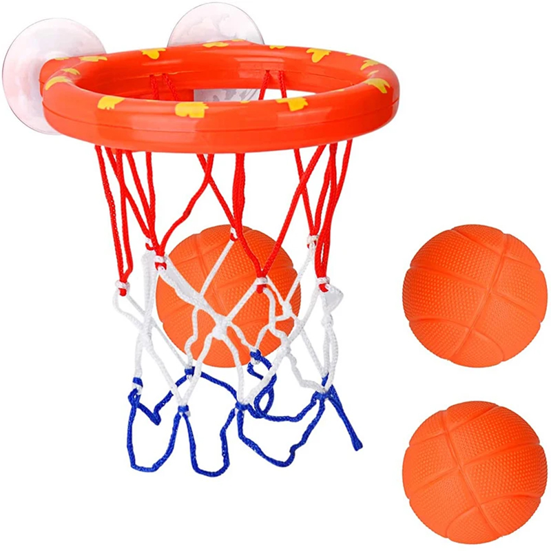 Kids Shooting Play Set 1 Plastic Basket With 3 Mini Plastic Basketballs Funny Practice shooting Toys For Girl Boy