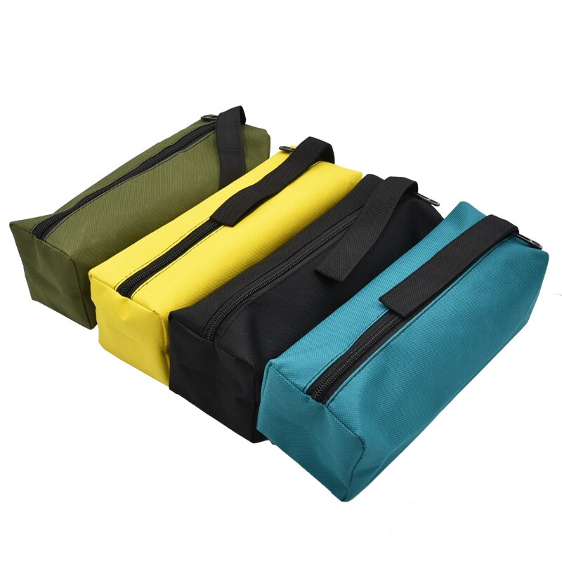 600D Oxford Canvas Waterproof Hand Tool Bag for Screws Nails Metal Car Parts Storage Fishing Travel Makeup Organizer Pouch Bags