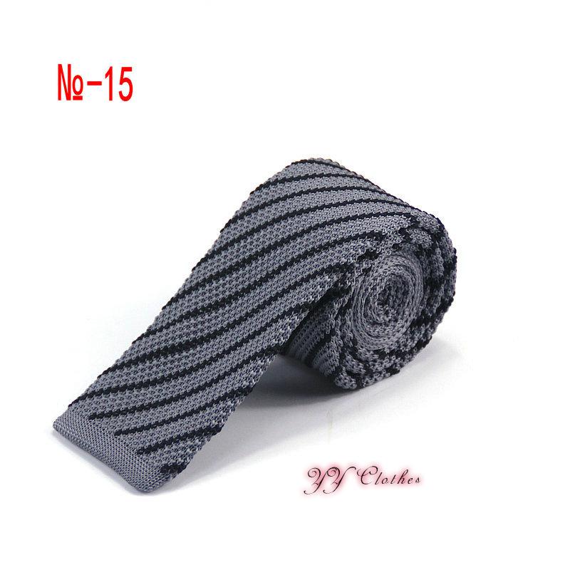 Handmade Men Knitting Ties Casual Men's Formal Wear Business Suit Ties For Wedding Party For Male Necktie: 15