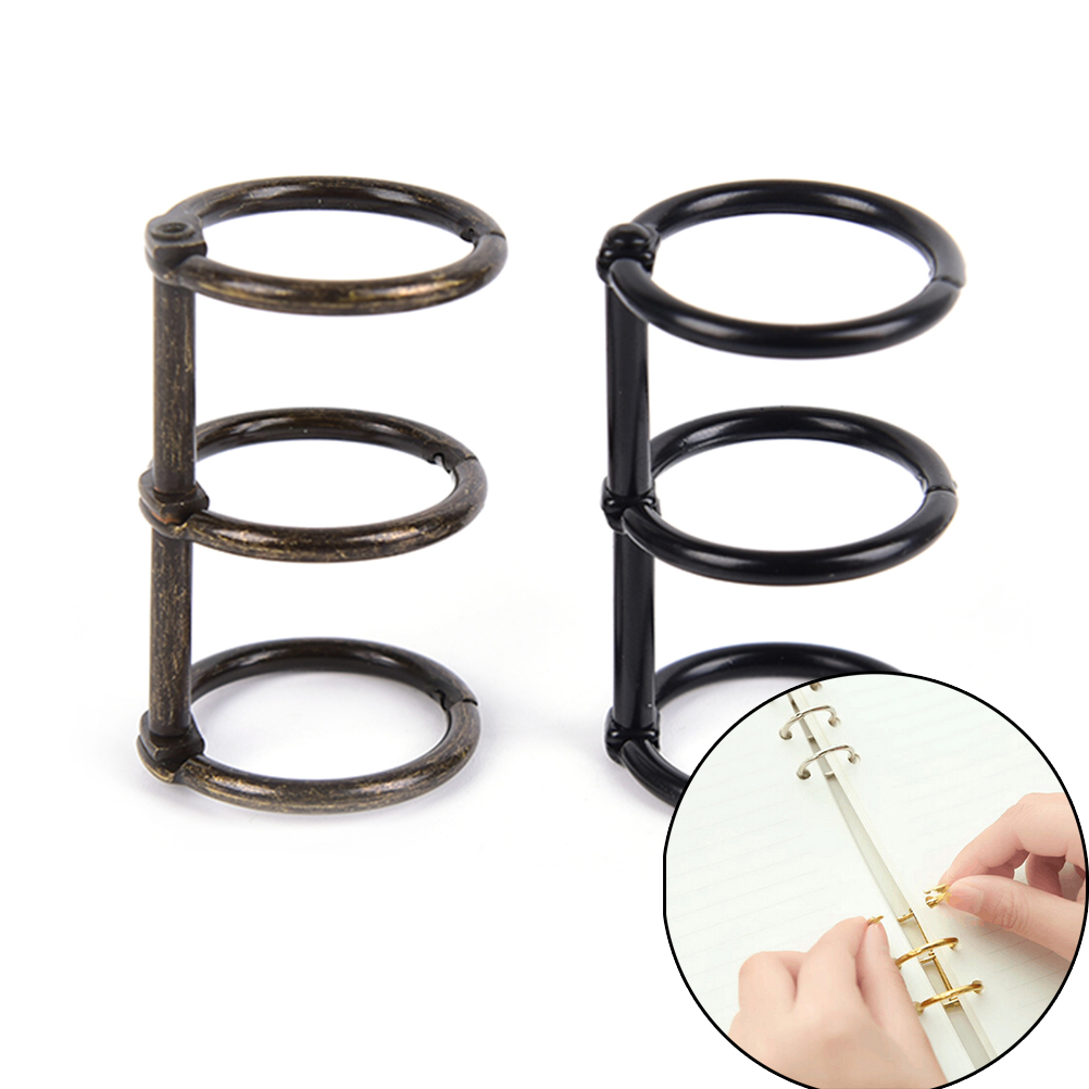 verlieren-blatt Notizbuch Ring metallisch Ring Schule Liefert Praktische Ring Bindemittel Schreibwaren Zubehör