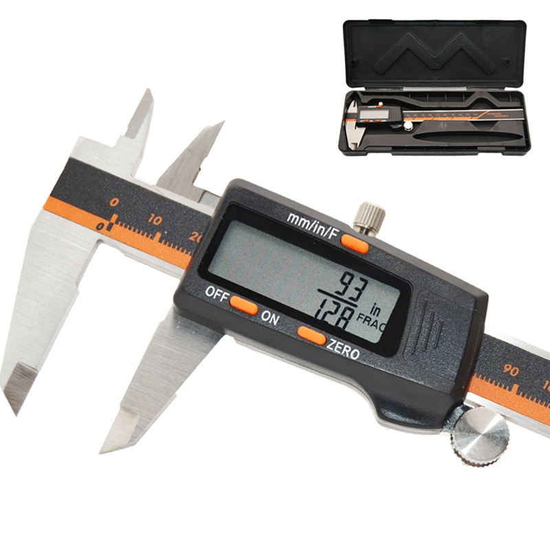 Stainless Steel 150mm digital caliper Fraction/MM/Inch High Precision LCD Vernier Caliper Measuring tools Gauges