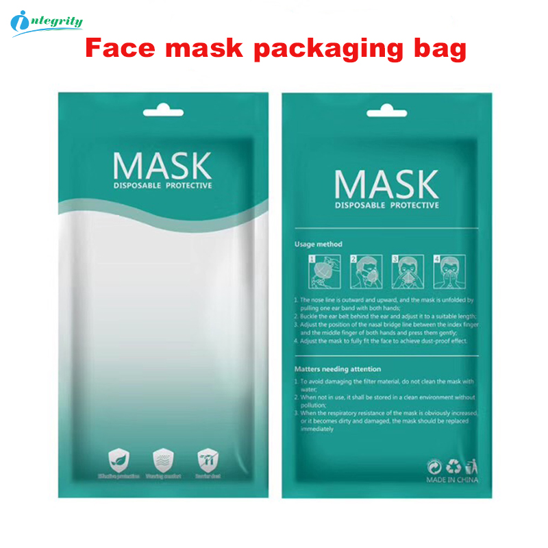 INTEGRITY 100/300pcs Packaging Bags Self Sealing Zipper Plastic Packaging Storage Bags Zip Lock Plastic Package Bags Pouches
