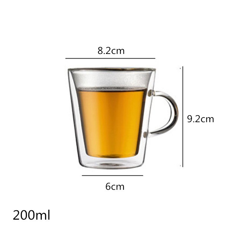 Dubbelwandig glas Espresso 100ml s/2
