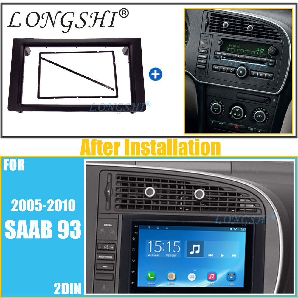 Longshi Fabulous Dubbel Din Auto Radio Fascia Fram Grandado 5496