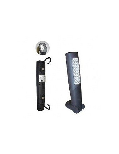 JBM 51889 PORTATILE OFFICINA 24 + 6 portato con BATTERIA RICARICABILE/con DOPPIO MAGNETE, CUNEO di SOSTEGNO E MAGNETIZZATO BASEMAN