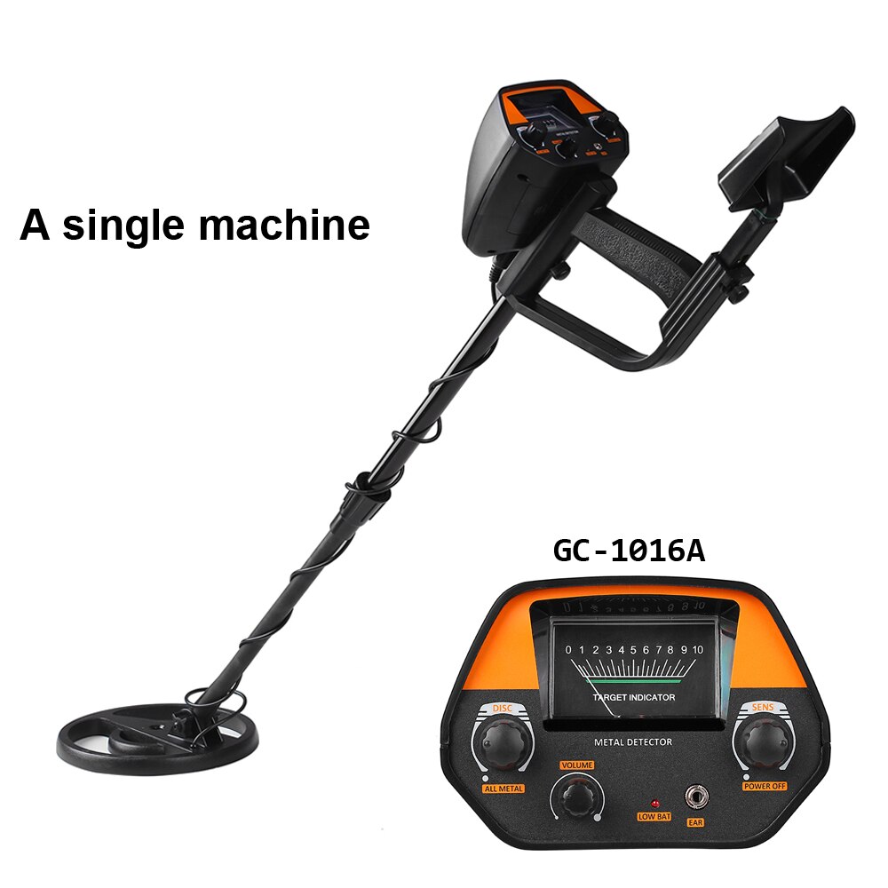 GC-1016A Détecteur De Métaux Souterrain Détecteurs D'or Chasseur de Trésor Tracker Demandeur Circuit Métallique Détecteur + Casque: Single machine