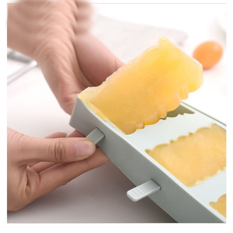 1 pcs Silica gel ice cube DIY cube maker stick mold ice cream mold box Tools Color random