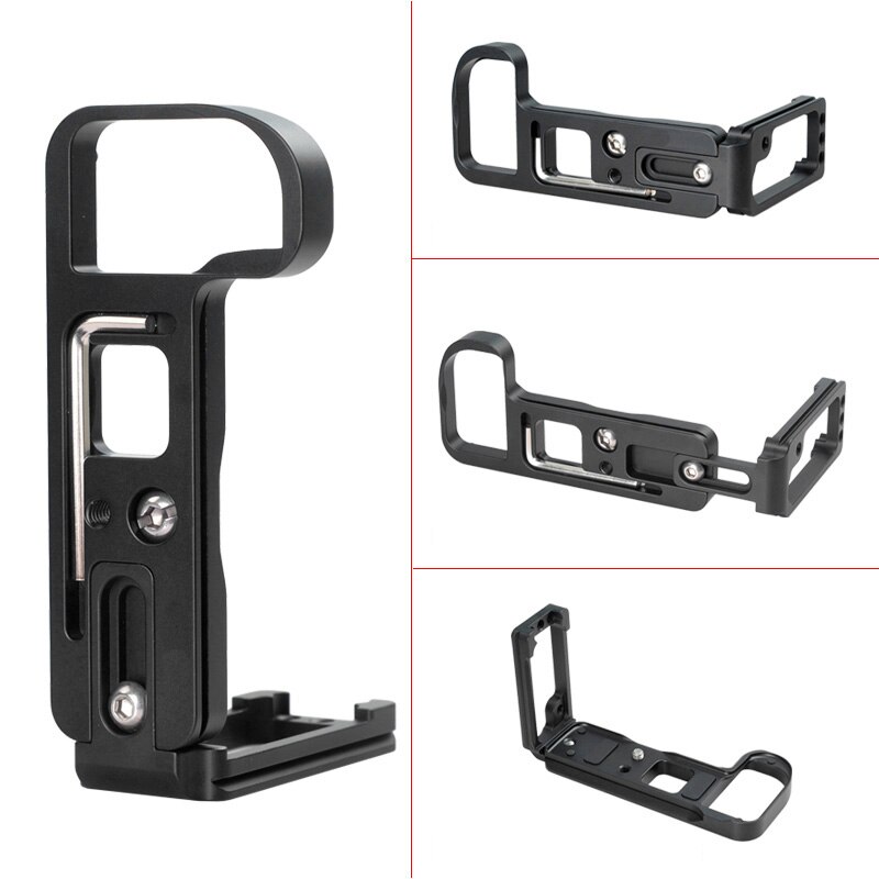 Versenkbare L Platte Halterung Halter Kamera Hand Grip für Nikon Z7 Z6 LB-Z7 Quick Release Grundplatte Seite Platte Push-und pull B