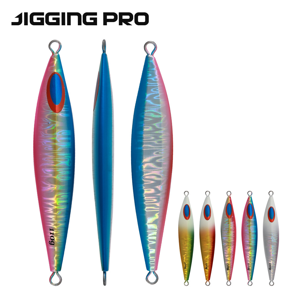 Jiggingpro 110G 150G Fk Jig Slow Pitch Jigging Lokken Offshore Zee Vissen Metalen Jig Lokken