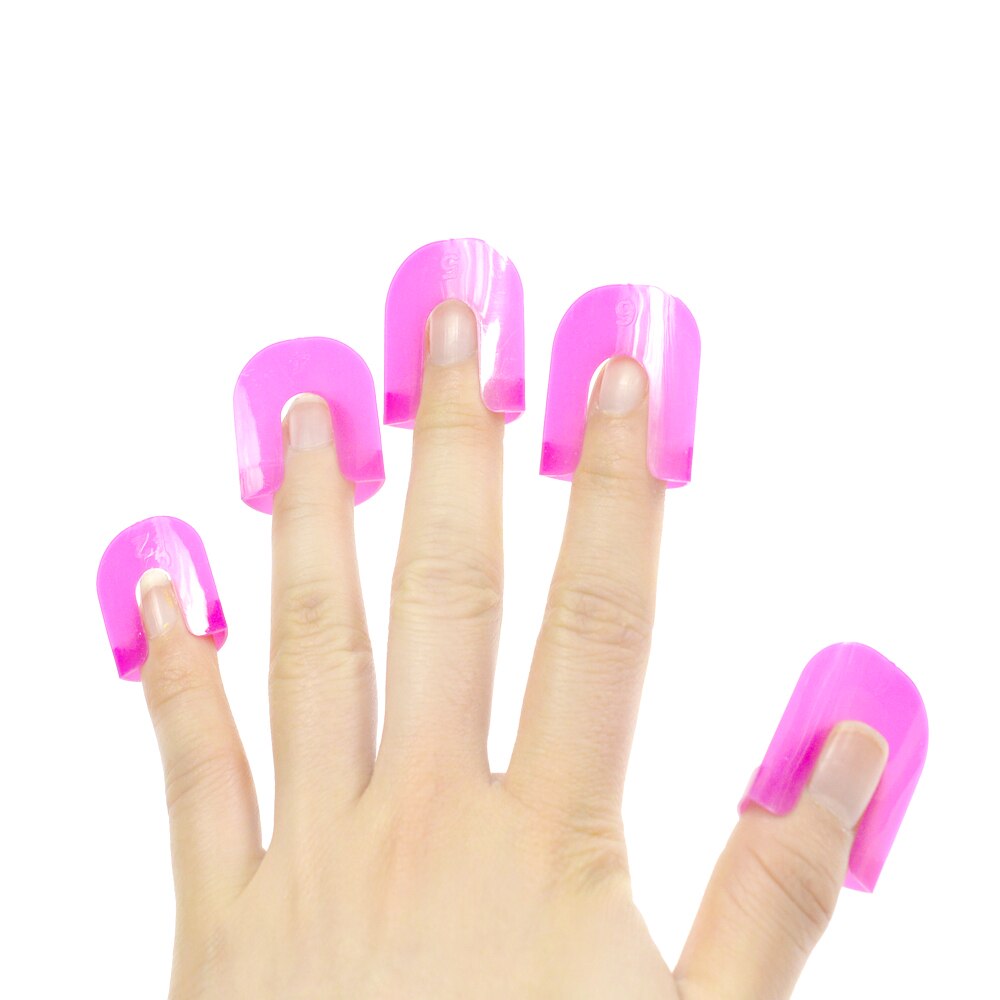 STZ 26 pièces/ensemble Nail Art pratique polonais protecteur français embouts moule outil doigt couvre ongles bord manucure pédicure accessoire NJ112
