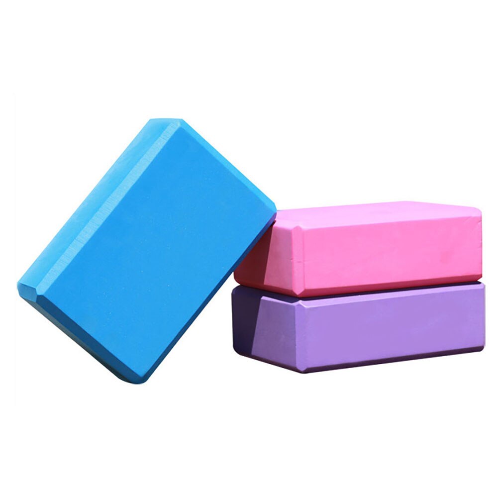 Yoga Block Stretching Aid EVA Colorful Foam Block Brick Gym Pilates Workout Fitness Exercise Tool Body Shaping Health Training