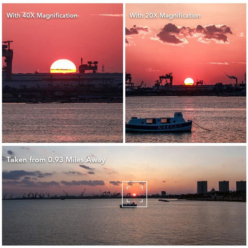 APEXEL-telescopio con Zoom HD 20x-40x, teleobjetivo, lente Monocular móvil, trípode para Selfie, Monocular con Control remoto para todos los teléfonos inteligentes