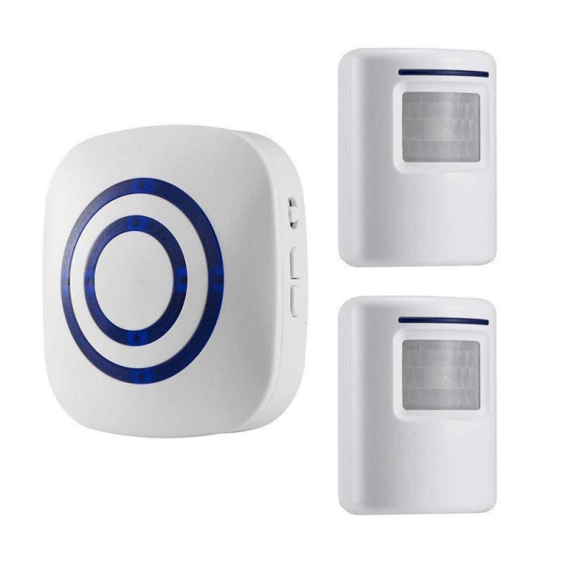 1 Set EU/US Plug Smart Door Bell Motion Sensor Wireless Doorbell Alert Secure System Alarm Doorbell 38 Chimes Door Ring Receiver