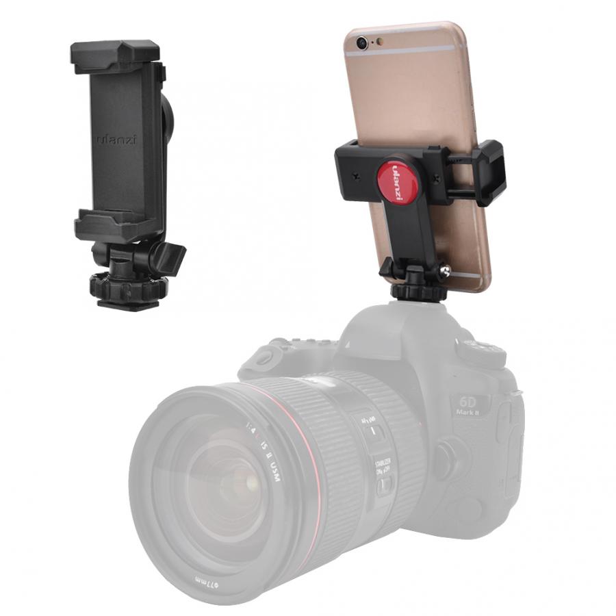 Ulanzi ST-06 Telefoon Houder Statief Camera Shoe Smartphone Clip Universele Voor Dslr Camera Camera Shoe Telefoon Houder