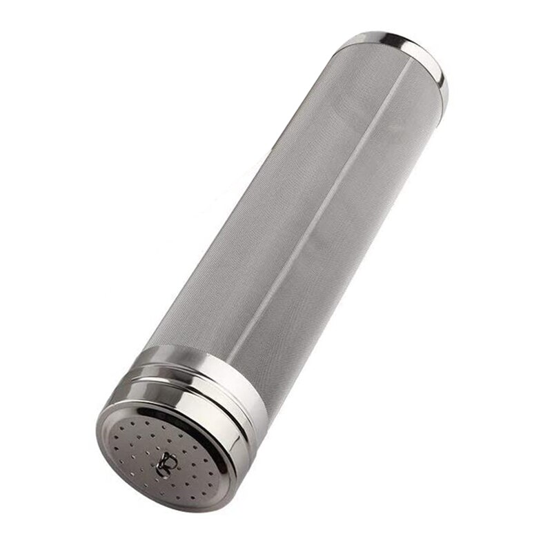 Crépine sèche de bière, cartouche de crépine de houblon d'acier inoxydable de maille de 300 micromètres, crépine de brassage de bière de houblon de maison