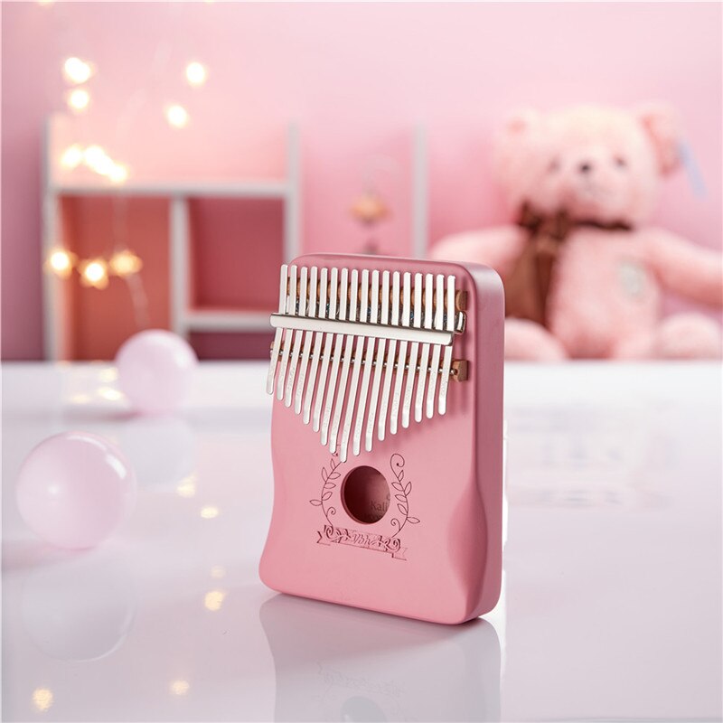 17 Keys Kalimba калимба Mahogany Thumb Piano Mbira Keyboard Finger musical Instrument Africa finger piano instrumento musical: As photo