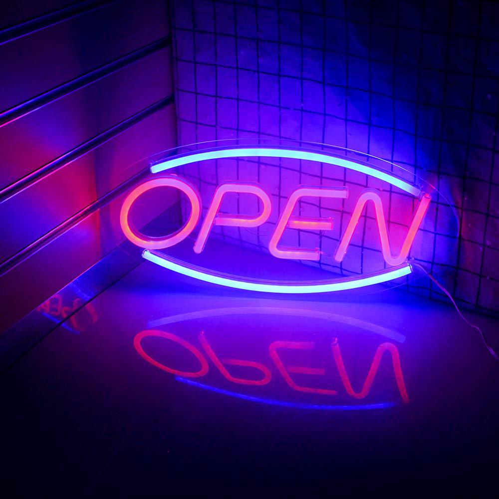 Usb Open Neon Sign Licht Led Neon Lampen Muur Opknoping Decor Romantische Sfeer Licht Voor Thuis Winkel Business Bar Club decoratieve