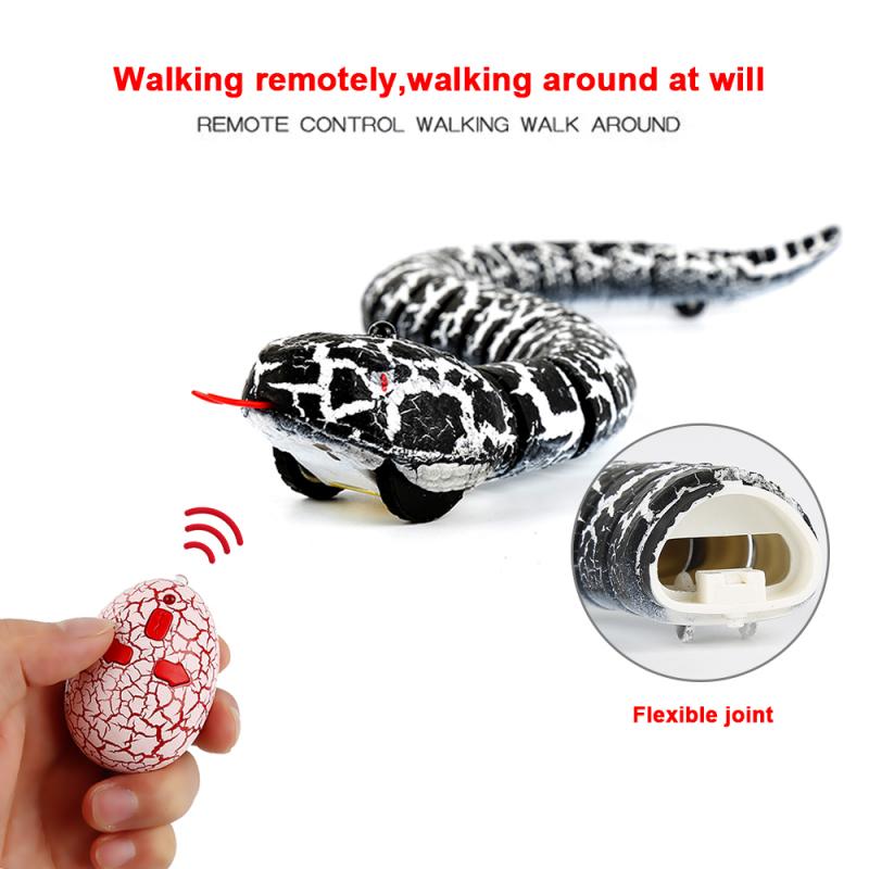 Rc oplaadbare afstandsbediening ratelslang slang grappige ondeugende truc angstaanjagende ondeugende grappige nieuwigheid speelgoed