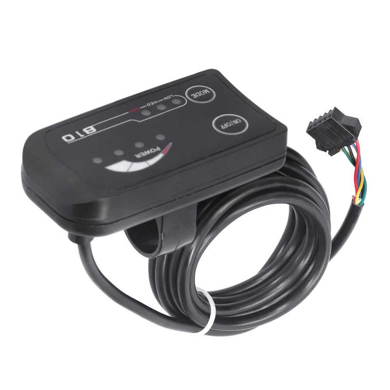 Electric Bicycle Screen Display 48V LED810 Instrument Display Meter Panel Waterproof for Electric Bicycle E‑Scooter