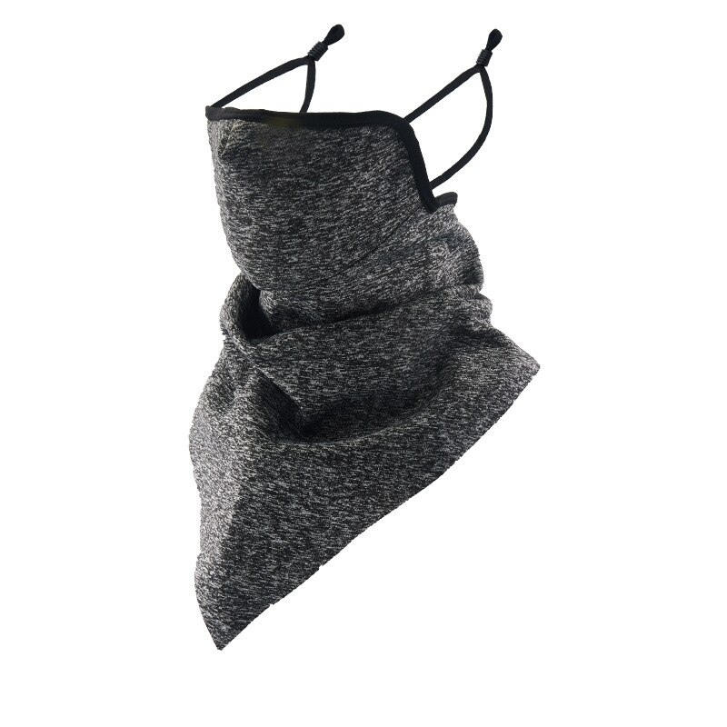 Vinterridning maske vind og kold beskyttelse trekant tørklæde anti-smog tørklæde plus fløjl maske ski varme ansigtsbeskyttelse