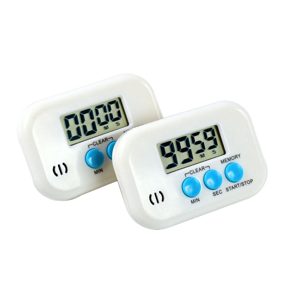 Kitchen Timer Digital Alarm Clock Countdown Food Cooking Kitchen Electronic Accessions Magnetic Large LCD Screen Gadgets