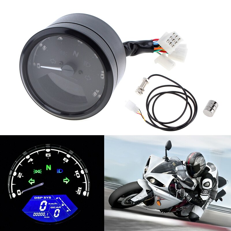 Digitale Toerenteller, Rotatiesnelheid 100-30.000 RPM, Toerenteller, LCD-display, Veilig voor Motoren