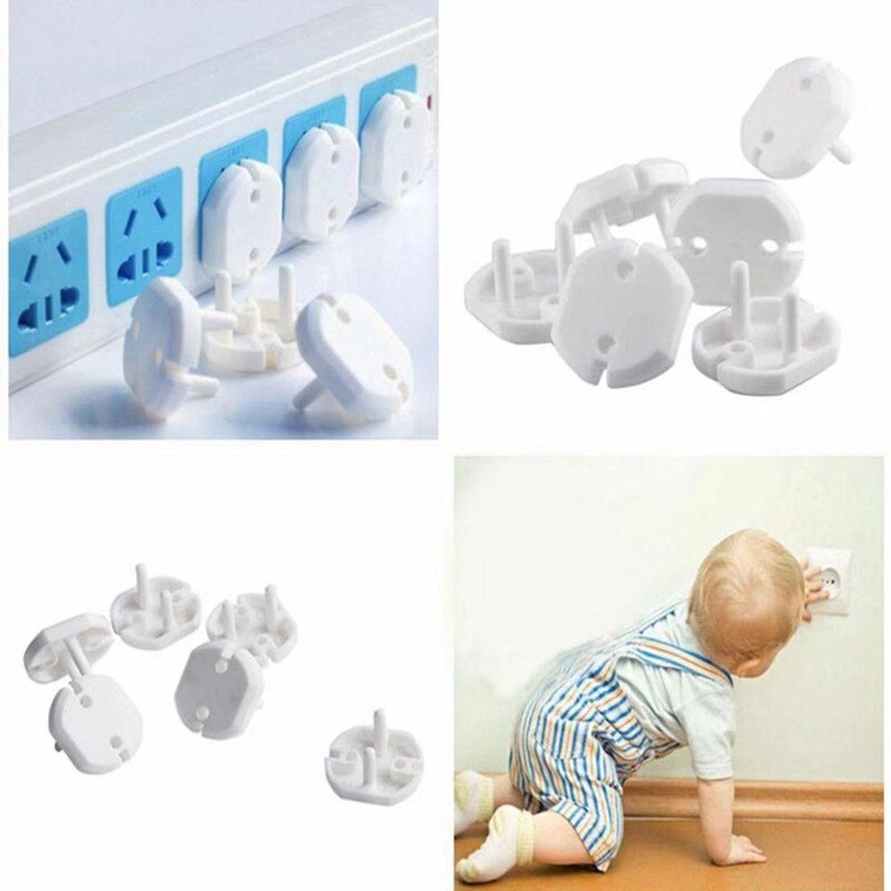 10 pz/lotto Euro standard per Bambini Protezioni impianti elettrici Calotta di Copertura A dovuto Fasi Presa di Protezione di Sicurezza Del bambino TRQ0136