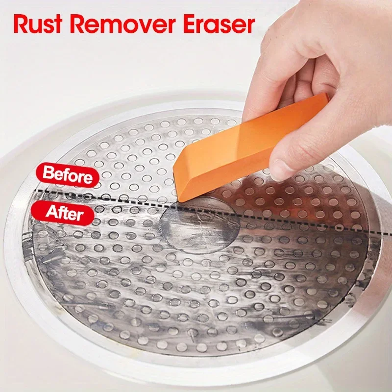 Gomma per calcare Rimozione ruggine in acciaio inossidabile Detergente per rubinetti da cucina Gomma Strumenti per la pulizia della casa Accessori Bagno domestico