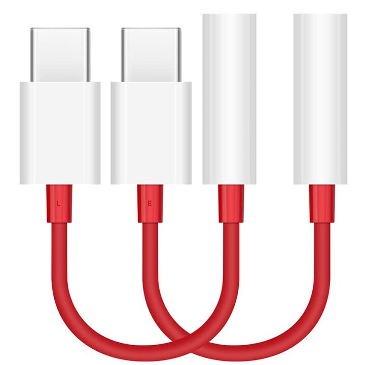 Oneplus – adaptateur de prise d'écouteurs de Type C à 3.5mm, câble de conversion de casque pour One plus 1 + 6T 7 7Pro 7T, Original