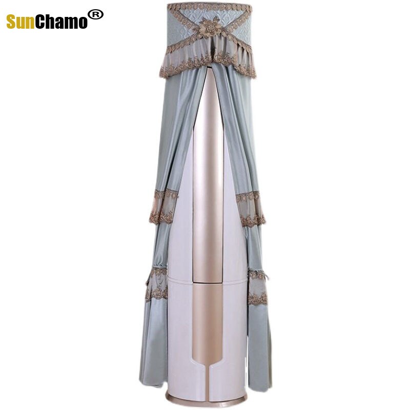 Vertical Cylindrical All-inclusive Air Conditioner Cover Cabinet Cover Greemei Oaks Living Room Round Dust Cover Does Not Take