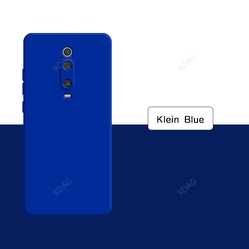 Coque de téléphone portable pour Xiaomi Mi9T Mi 9T Pro Funda 9TPro 5G, flocage interne, double couche en Silicone liquide, couverture arrière douce et originale: PP / Rouge