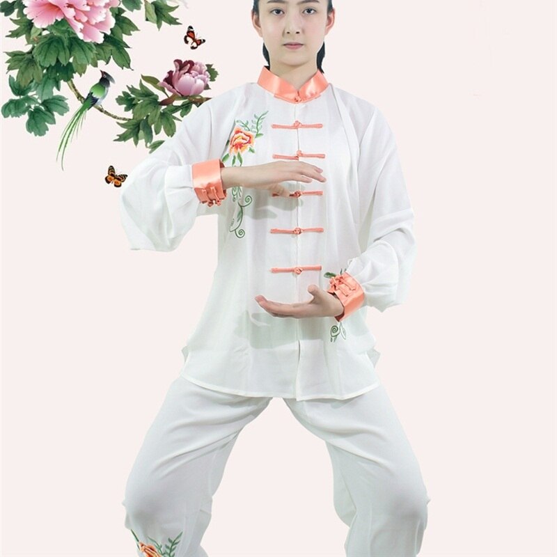 Tai chi uniform kleding taichi kleding vrouwen mannen wushu kleding kung fu uniform pak vechtsporten uniform oefening FF855