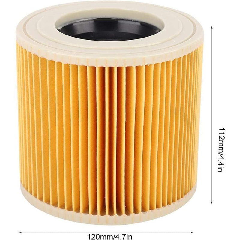 Para Karcher WD3 Premium WD3200 WD 3300 MV3 A2004 A2054 repuestos de aspiradora accesorios bolsa de polvo de repuesto filtro Hepa