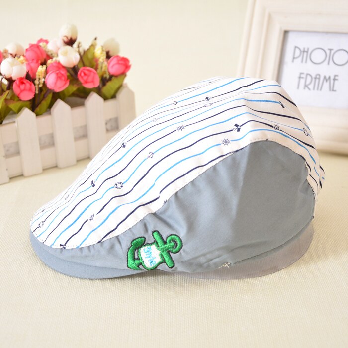 TDX C29 child hat male cap spring and autumn child beret cap baby hat anchor