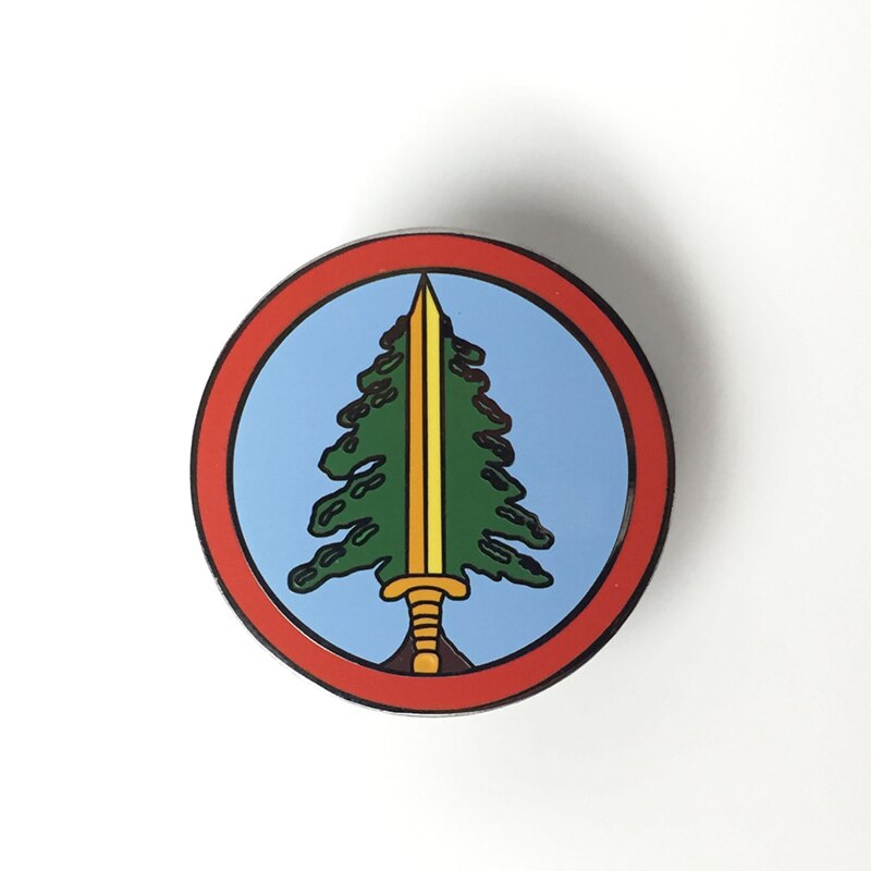 Twin Peaks Tekens Badge Agent Cooper Log Lady David Lynch Pin Diane Fire Lopen Met Me Broche: 10