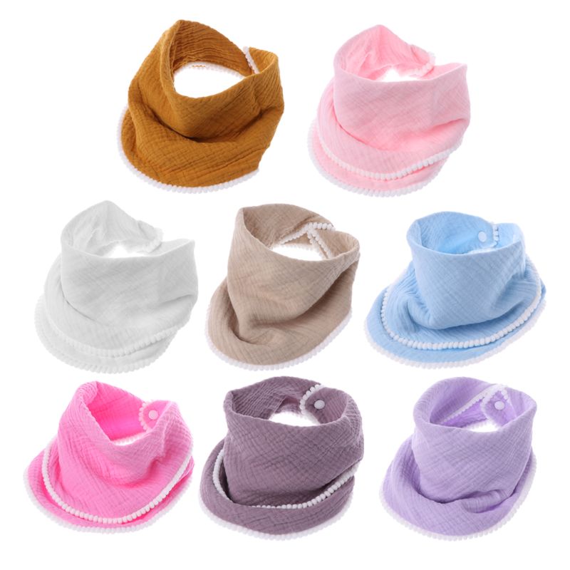Bebê arroto panos algodão gaze musselina babador bandanas macio respirável newborns toalha cachecol l41d