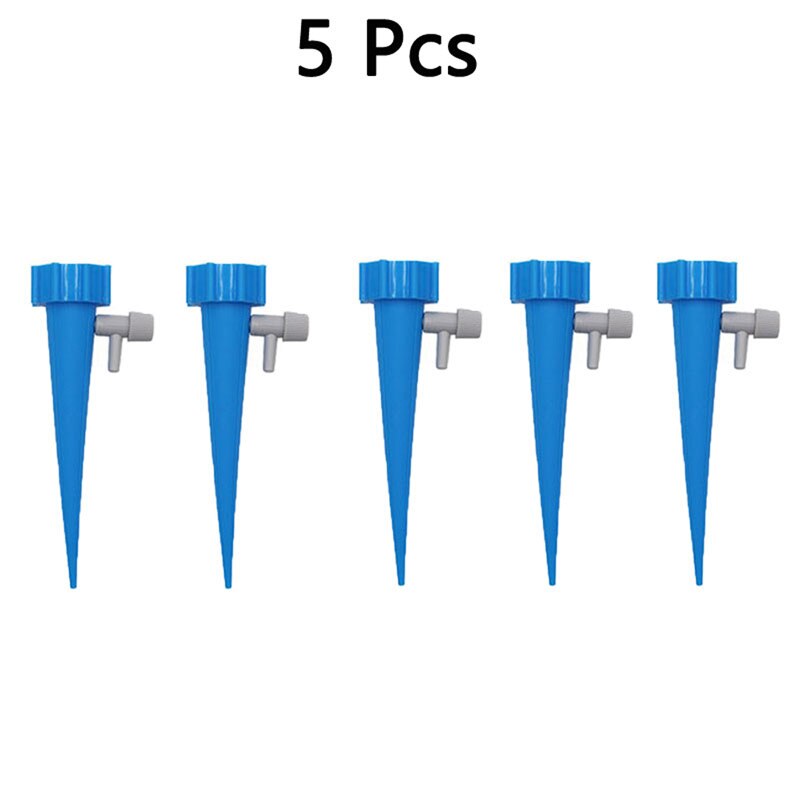 5 Stücke/10 stücke Selbst-Bewässerung Bausätze Automatische Tränken Tropf Bewässerung drinnen Pflanze Bewässerung Gerät Anlage Garten Spielereien: 5stck blau
