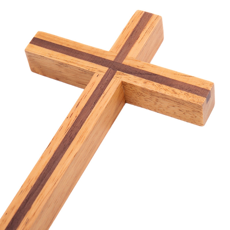 Handgemaakte Houten Kruis Christus Ornamenten Muur Opknoping Tafel Cross Voor Thuis Altaar Kapel Kerk Decor