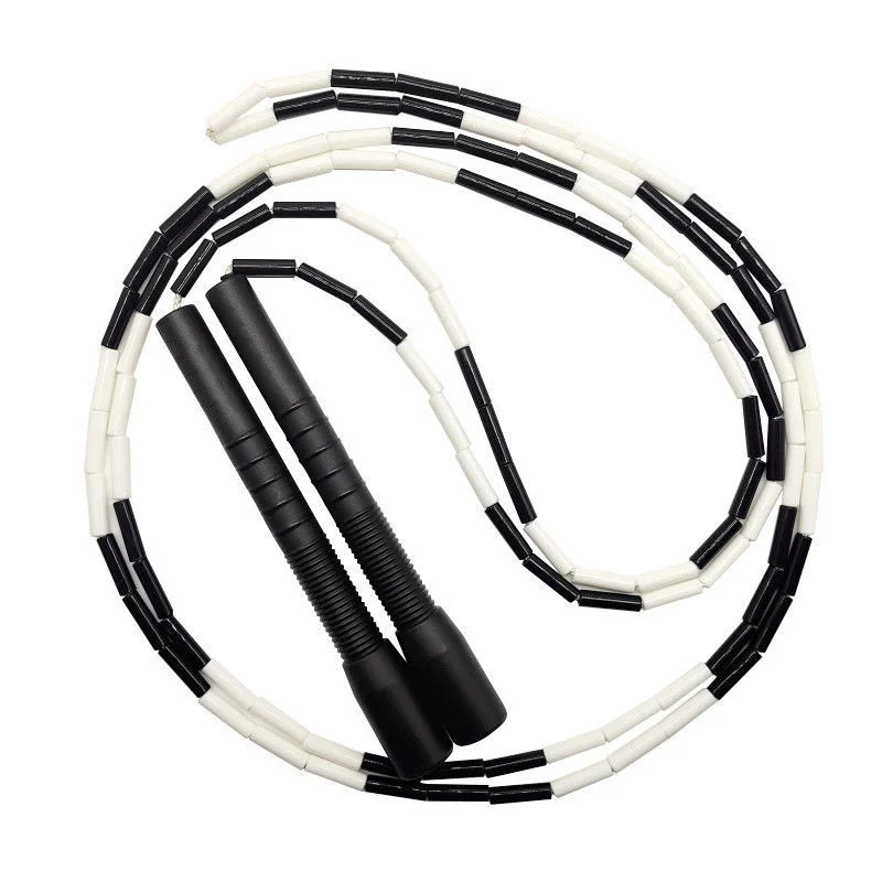 280cm Perlen Springseil verstellbar Profisport Springseil Kinder Anfänger elastische Übung tragbare Cardio-Ausrüstung: Rot