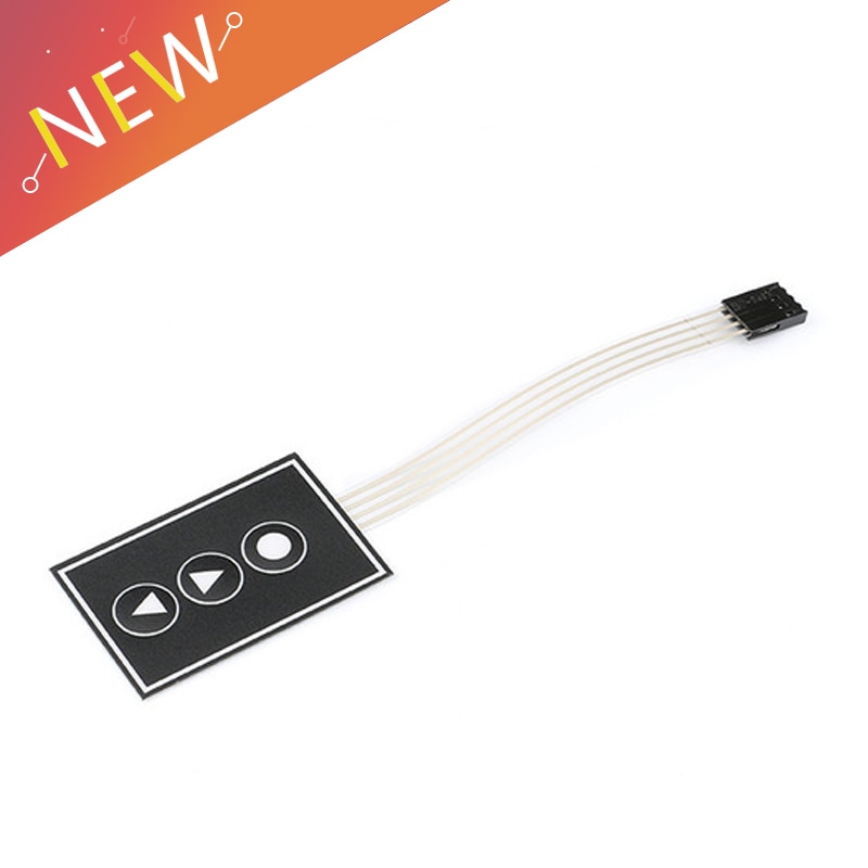 10/1Pcs 1x3 Matrix Array 3Key Button Membrane Switch Keypad Keyboard Control Panel DIY Kit For Arduino 1*3 Keys